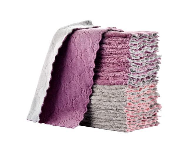 Small Reusable Cleaning Cloths,6 x 10 inch,11PCS,Absorbent Dish Rag Small Reusable Cleaning Cloths,Super Absorbent Multipurpose Dish Cloths,for...