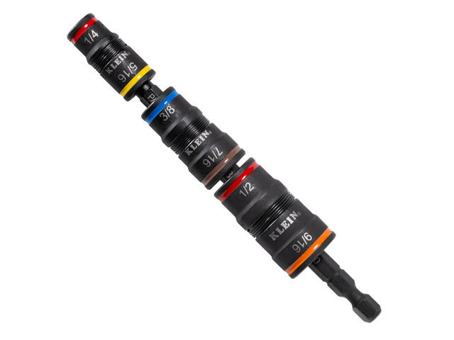 32933 32933 Impact Driver, SAE 7-in-1 Impact Rated Socket Set, 3 Flip Sockets with 6 Hex Driver Sizes and 1/4-Inch Bit Holder, 5-Inch Shaft