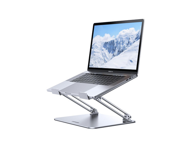 Portable Laptop Stand for Desk, Adjustable Computer Stand Foldable Ergonomic Laptop Riser with Stable Support, Compatible with MacBook Pro/Air,...