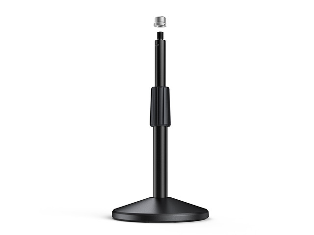 FIFINE BS2 Heavy Duty Desktop Microphone Stand for Streaming Podcasting Weighted Base Tabletop Mic Stand, Up to 4.4lbs, Height Adjustment, Twist...
