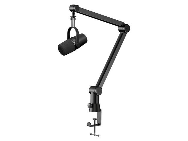 Mic Boom Arm Stand Compatible with Shure SM7B, MV7, Blue Yeti Mic, Fifine microphone, HyperX QuadCast Mic and Most Microphones, Premium Microphone...