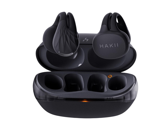 Open Ear Wireless Earbuds, Bluetooth 5.4 Ergonomic Clip on Bluetooth Earbuds with Stereo Sound/ENC, Touch Control Open Ear Headphones, IPX5...