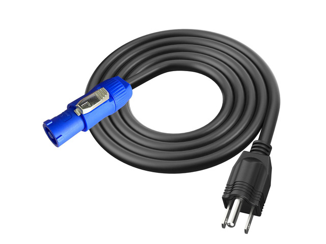 3-Prong NEMA 5-15P to PowerCon AC Power Cable 20A-6FT 3 Pin NEMA 5-15P Male to PowerCon Input Male Connector Extension Power Cable 16AWG for...