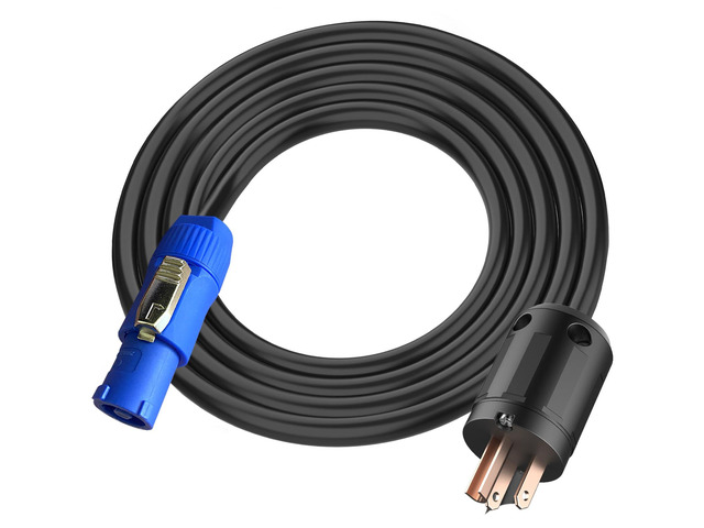 11AWG PowerCON Cable,NEMA 5-15p to PowerCON Connector,PowerCON Power Cable 20A 3 Pin PowerCon Input Male Connector Extension Power Wire for Outdoor...