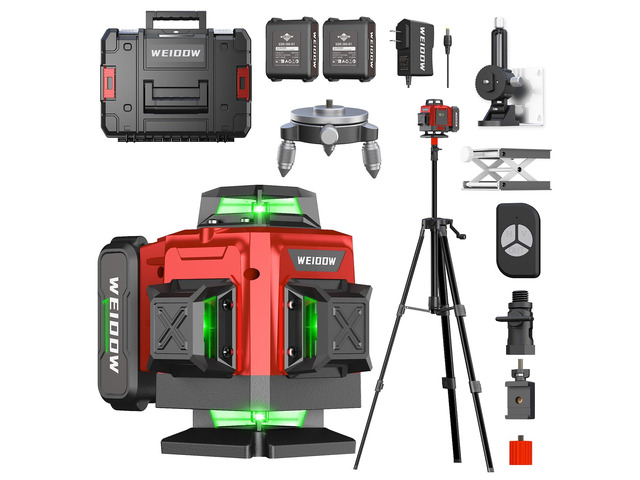 Laser Level 360° Green Cross Line Self Leveling Laser Measuring Tool