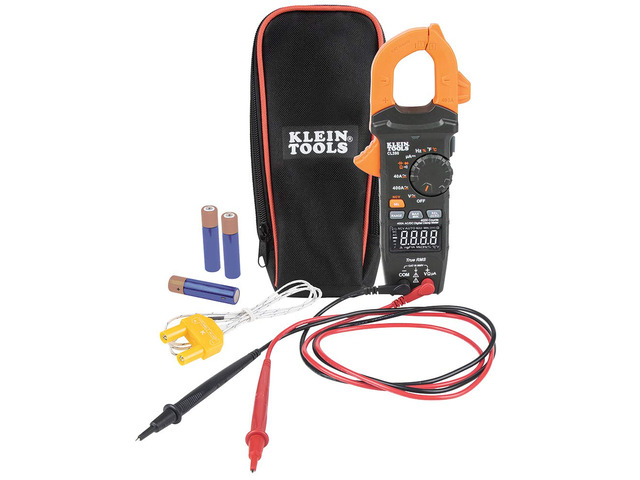 CL390 AC/DC Digital Clamp Meter, Auto-Ranging, 400 Amp, NCVT Tester, Hi-Viz LCD Display, TRMS, Continuity Resistance, Temperature and More