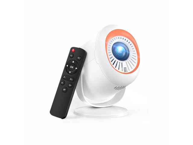 iTJQ Mini Projector 1080P Smart Portable Projector Native 1080P with WiFi and Bluetooth, Built-in Speaker with 180° Stand,Electric...