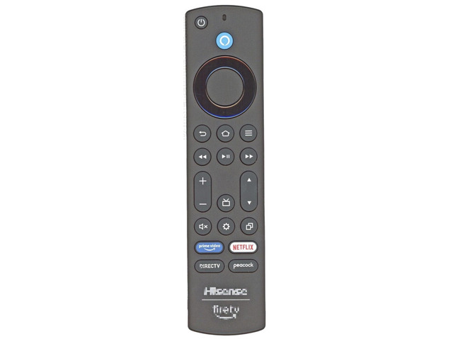 OEM Hisense PUW-2K19-YKF478 FIRE TV Remote Control Voice Control, Prime Video, Netflix, Directv, Peacock, 317366, 50U6HF, 58U6HF