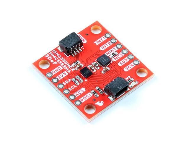9DoF IMU Breakout - ISM330DHCX, MMC5983MA (Qwiic) 3D Digital Accelerometer and Gyroscope -Triple Axis Magnetometer -6DoF IMU Supply Voltage: 1.71V.