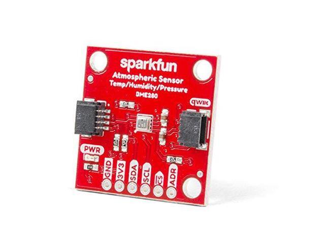 Atmospheric Sensor Breakout - BME280 (Qwiic) Measure barometric Pressure, Humidity, and Temperature Readings 3.3V SPI Interface, Operating Voltage.