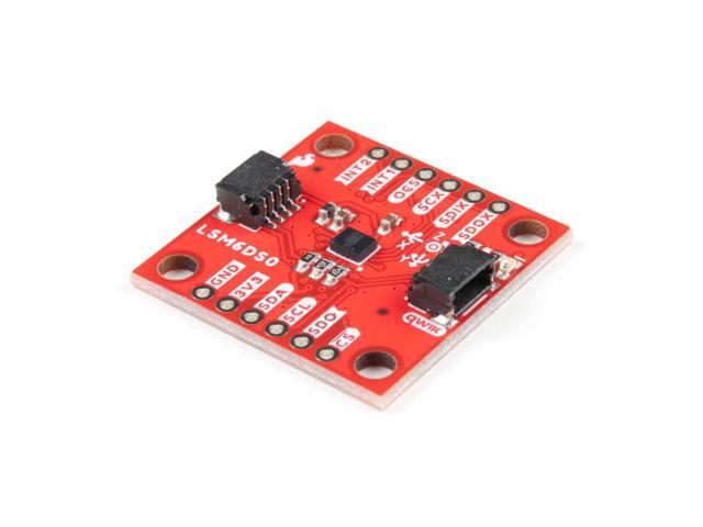 6 Degrees of Freedom Breakout - LSM6DSO (Qwiic) - Sense Shocks Tilt Motion Taps Count Steps Read Temperature 1.71V to 3.6V Operating Voltage Low.