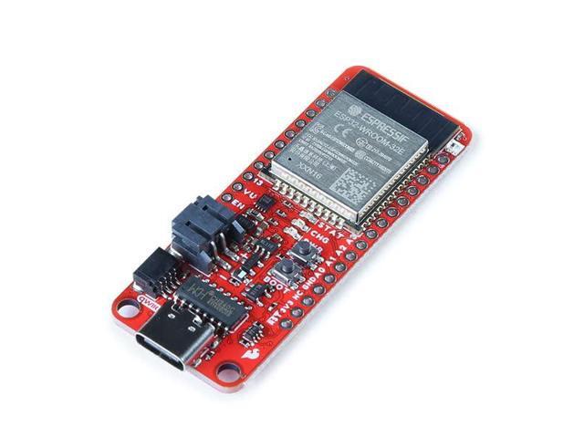 Thing Plus - ESP32 WROOM (USB-C) - ESP32-D0WDQ6 Chip Integrated RGB Status LED Operating Voltage: 3.3V Board Dimensions: 2.3in x 1.0in x 0.5in