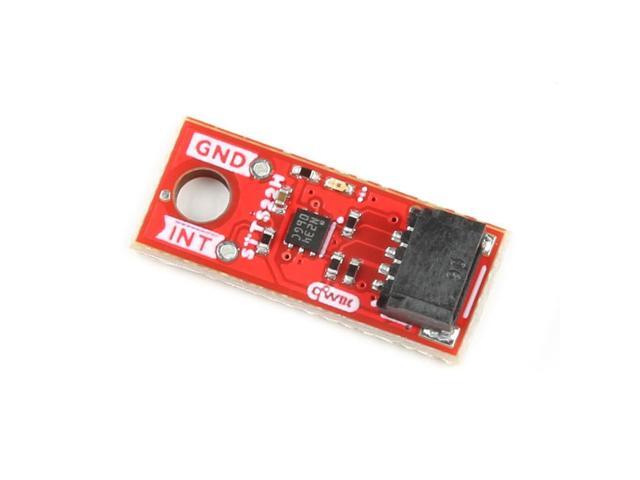 Micro Temperature Sensor - STTS22H (Qwiic) Configurable Peripheral addresses, NIST traceability, Qwiic Micro Form Factor, Operating Voltage: 1.5V.