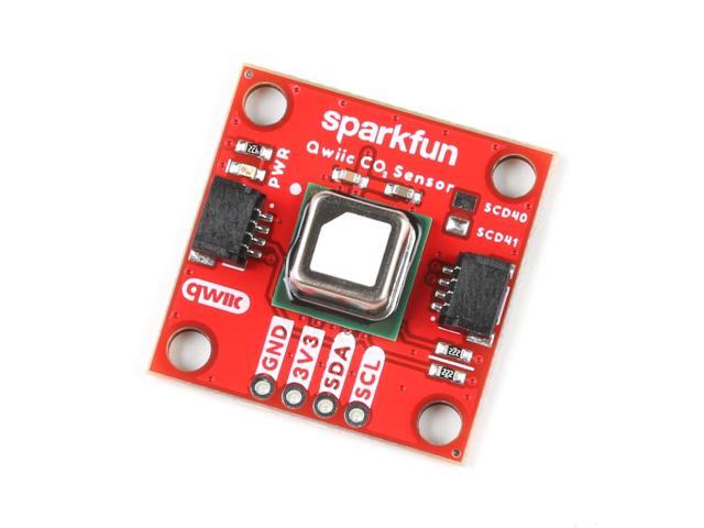 CO2 Humidity and Temperature Sensor - SCD41 (Qwiic) photoacoustic Measurement System Combines Narrow-Band IR Light and a Microphone, Board.