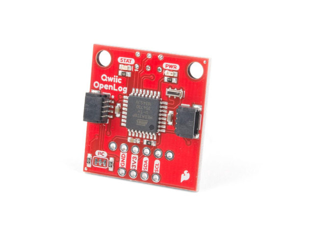 Qwiic OpenLog Open-Source datalogging Board Works Over I2C Supports microSD FAT16/32 Cards up to 32GB Configurable baud Rates up to 115200bps...