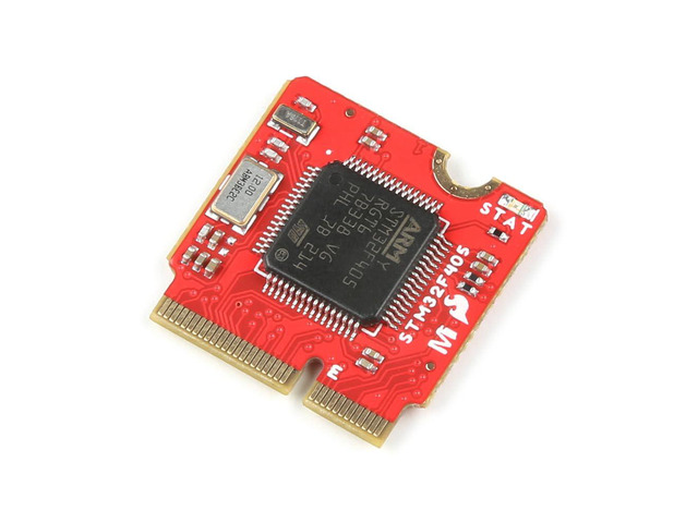 MicroMod STM32 Processor Board, economical microcontroller up to 168 MHz, 16MB Flash Storage with 1 MB of Flash Memory, Dimensions: 0.8IN x 0.8IN