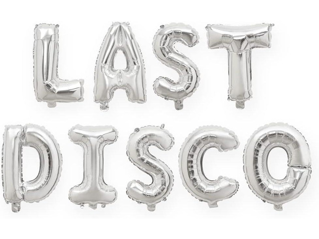 xo, Fetti Last Disco Foil Balloons - 16', Silver Bachelorette Party Decorations, 70s, Bride Supplies, Space Cowboy Bach,