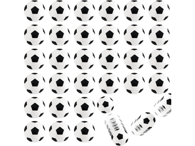 Xeehwb 30pcs Bouncy Balls,Soccer Bouncing Balls,High Bouncing Rubber Soccer Ball for Stress Relief,Multi-Item Party Favor Packs,Ball...