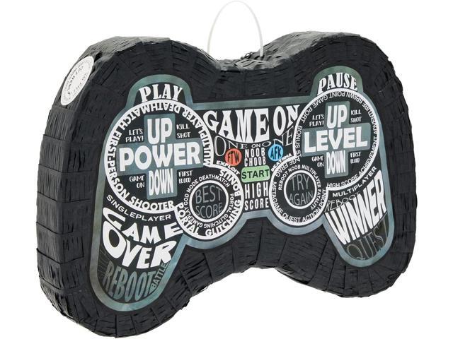 Juvale Video Game Controller Pinata - Easy-Fill Design & Gaming Pinata for Centerpiece Decor, Video Game Birthday Decor & Loop Hanging & Party...