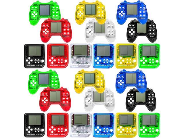 SSRMX 24Pcs Video Game Party Favors for Kids, Mini Game Keychain Arcade party favors Birthday Supplies Classroom Prizes for Boys and Girls