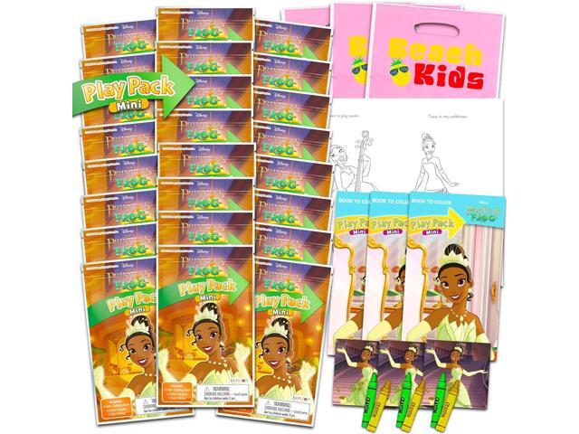 Princess and the Frog Coloring Bulk - Bundle with 24 Princess and the Frog Play Packs Mini Coloring Books, Stickers, and More for Goodie Bags...