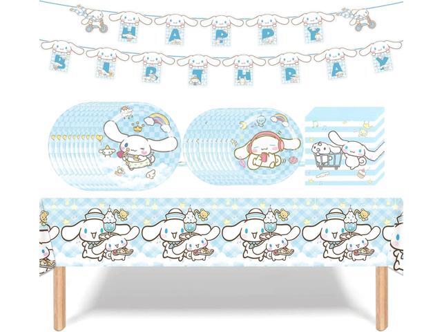 Cartoon Theme Birthday Party Decorations Supplies, Cartoon Party Tableware Include Birthday Banner, Tablecover, 10Pcs 9' Plates, 10Pcs 7' Plates,...