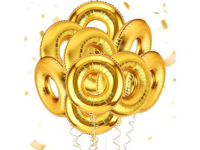 Cartoon Hedgehog Balloon 6pcs Gold Ring Birthday Party Balloon for Cartoon Hedgehog Carnival Theme Birthday Decorations