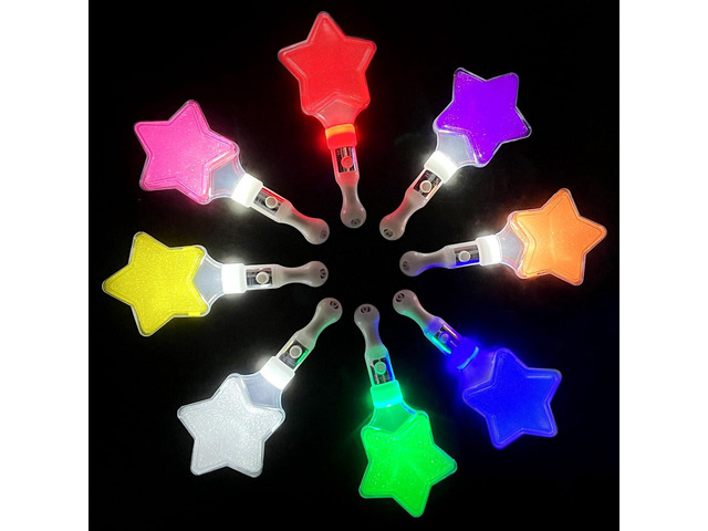 M. best 24pack Glow Sticks Party Supplies, Glow in The Dark Party Favors for Kids and Adults,LED Light up Party Gifts for Halloween, Weddings,...