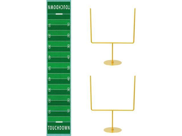 3 PCS Metal Football Goal Post Decoration Football Table Decor Football Field Goal Post Decoration Football Table Decorations for Football Theme...