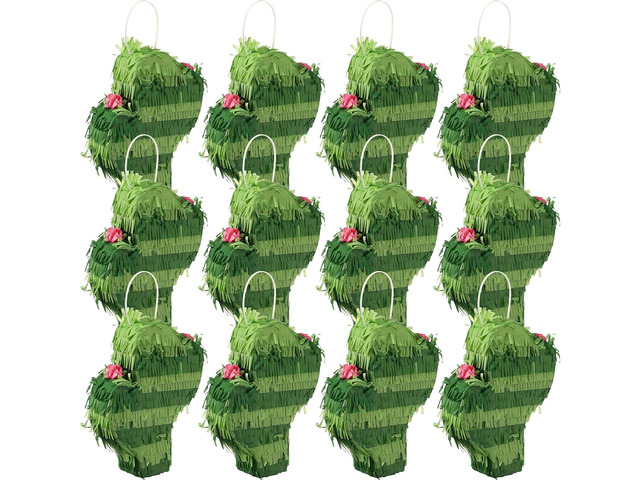 Kathfly 12 Pcs Mini Donkey PiÃ±atas Small Mexican PiÃ±ata Fiesta Decorations Mexican Party Decorations Cinco De Mayo PiÃ±ata for Mexican Fiesta Theme...