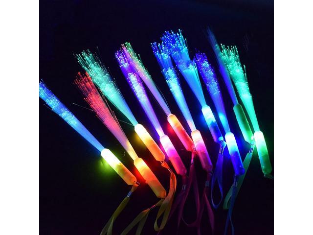 Glow Sticks Bulk, 30 Pcs LED Light Up Wands Glow Sticks with 3 Modes Colorful, Glow in The Dark Party Supplies for Wedding, Raves, Concert, Party