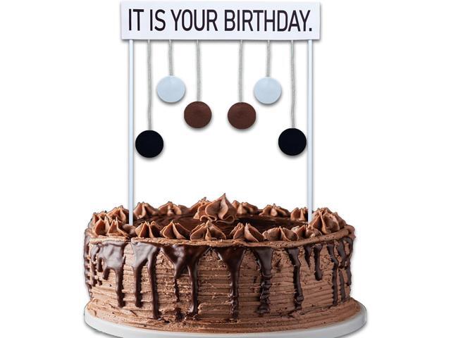 It Is Your Birthday Cake Topper, The Office Theme Party Decorations, Funny Party Supplies Photo Booth Props