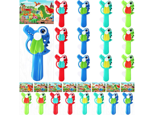 24 Pack Mini Portable Fans with Cards Gifts Cute Animal Fruit Ice Cream Handheld Press Cooling Fans for Summer Birthday Party End of the Year Pool...