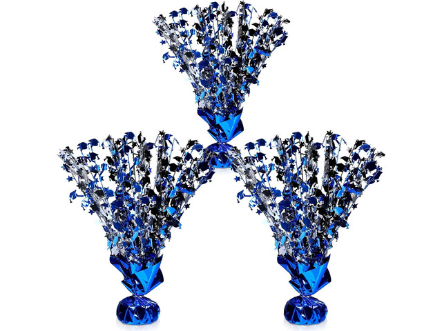 Funrous 3 Piece 2026 Graduation Table Centerpiece Party Decorations Class of 2026 Metallic Foil Spray Glitter Centerpieces for Congratulate...