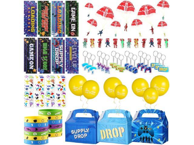 Vanblue 84pcs Video Game Party Favors Gaming Birthday Decorations,Game Theme Gifts Boxes Party Birthday Supplies Gift Bags Sets Military Supply...