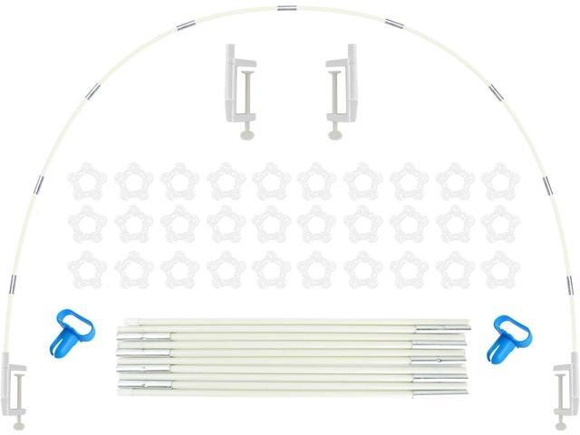 AXHJ 13Ft Adjustable Balloon Arch Stand Kit, New Reusable Table Balloon Arch Kit with Base High Strength Glass Fiber Pole for DIY Party Wedding...