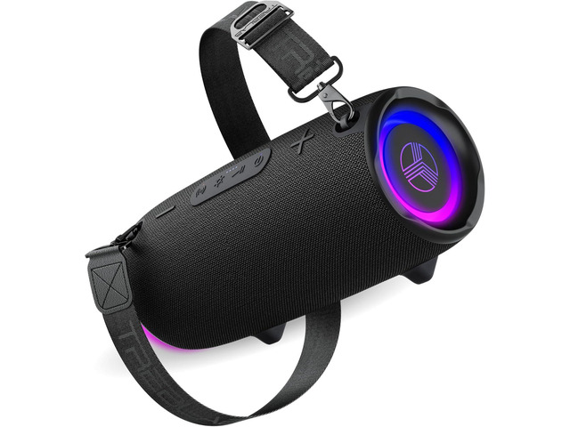 TREBLAB Loud Portable Wireless Bluetooth Speaker, 60W Deep Bass, IPX7 Waterproof Outdoor Speaker, 20H Rechargeable Battery, Built-in Powerbank, TWS...