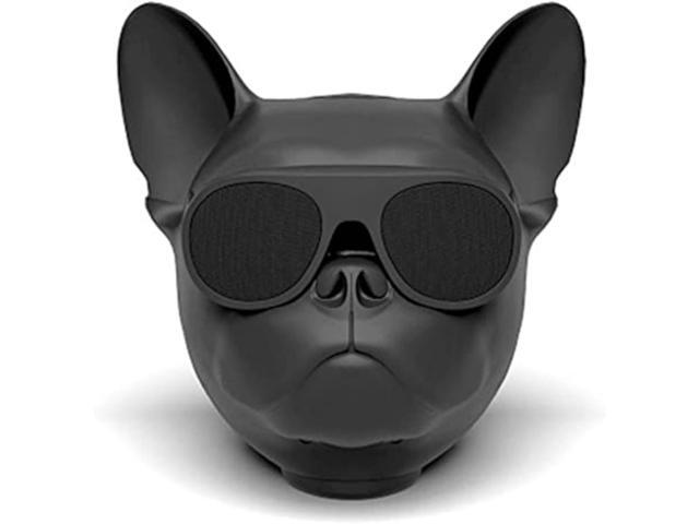 PUSOKEI Wireless French Bulldog Mini Outdoor Portable Speaker with Stereo Super Bass, Personalized Cool Speaker for Home Party, Cafe, Bar
