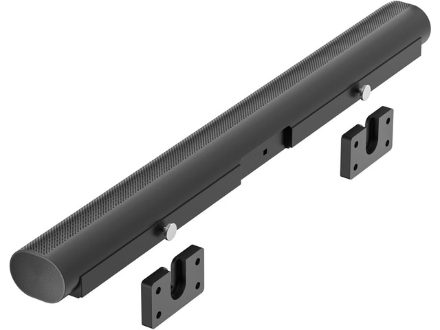 notiela Metal Soundbar Mount for Sonos Arc & Arc Ultra Wall Mount Black - Floating Wall Mount for Sonos Arc Mounting Bracket Under TV Easy to Install