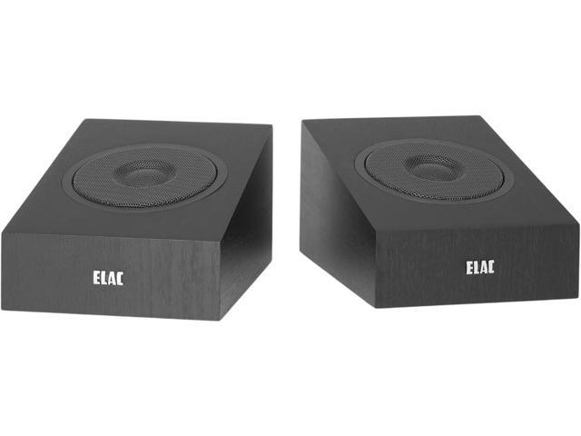 ELAC Debut 2.0 A4.2 Dolby Atmos Module Speakers, Black (Pair) - Concentric Driver with 0.5 Polymer Tweeter & 4 Aramid Fiber Woofer
