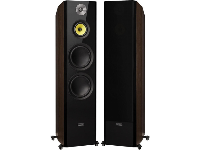 Fluance Signature HiFi 3-Way Floorstanding Tower Speakers with Dual 8' Woofers for 2-Channel Stereo Listening or Home Theater System - Natural...