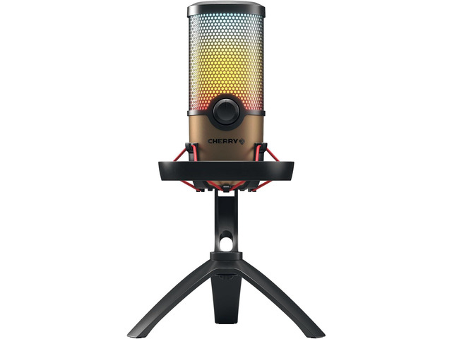 Cherry UM 9.0 PRO RGB, USB Microphone with RGB Lighting, for Gaming, Streaming, Podcast, ASMR, 4 Polar Patterns, Compatible with PC/Mac/PS4/PS5,...