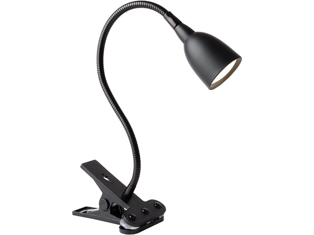 Newhouse Lighting NHCLP-OL-BK Olivia Dimmable and Color Temperature Changing Clamp Light Desk Lamp Black