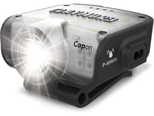 Claymore Capon 80C (Black) - LED Rechargeable Clip-On Cap Headlamp, Lightweight Hat Light for Camping, Running, Emergency & Industrial Use,...