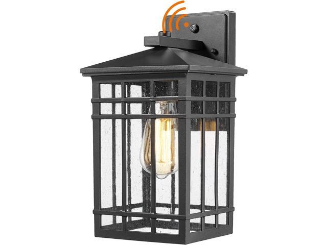 Dusk to Dawn Outdoor Wall Lantern,Exterior Wall Mount Light, 1-Light Outdoor Wall Lighting Fixture for Porch,Garage, Patio, Hallway and Entryway...