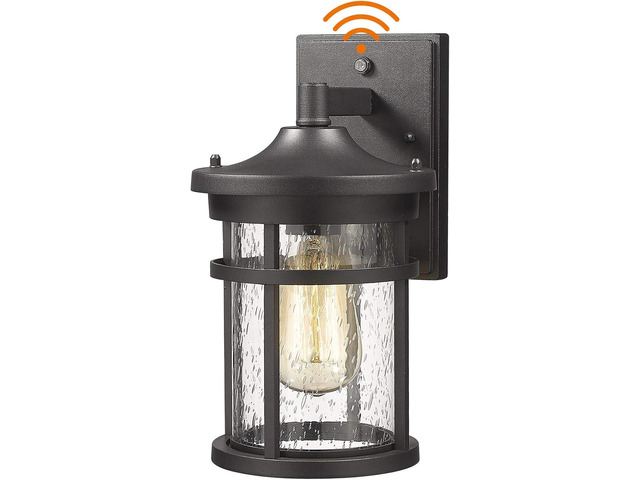 Dusk to Dawn Outdoor Wall Lighting Outdoor Wall Lantern with Sensor Exterior Wall Light Anti-Rust Porch Light Fixtures Wall Mount Waterproof Wall...