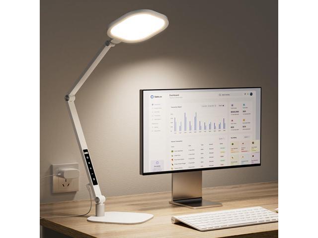 LitONES LED Desk Lamp for Home Office, 15W Desk Light with CRI >95, Memory & Timer Function, 1200LM Dimmable Computer Light for Video Calls,...
