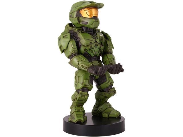 Exquisite Gaming: Halo: Master Chief - Mobile Phone & Gaming Controller Holder, Device Stand, Cable Guys, Xbox Licensed Figure, Green
