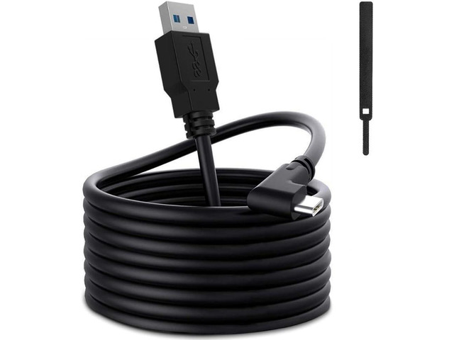 16FT Link Cable for Oculus Quest3/Quest 2, High Speed Data Transfer Charging Cable USB 3.0 to USB C Cable Charger for Oculus Quest 2 Accessories VR...