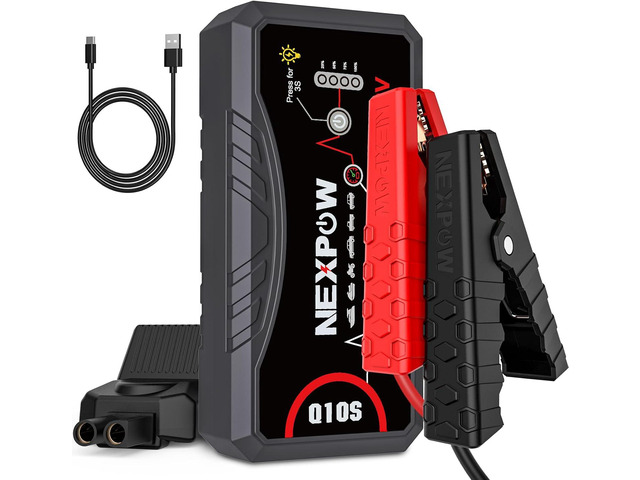 NEXPOW Car Jump Starter 2026 Upgraded Car Battery Jump Starter Pack 3000A Peak for Up to 9.0L Gas and 7.0L Diesel Engine 12V Auto Battery starter...